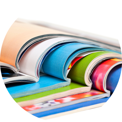 Magazine und Bröschuren